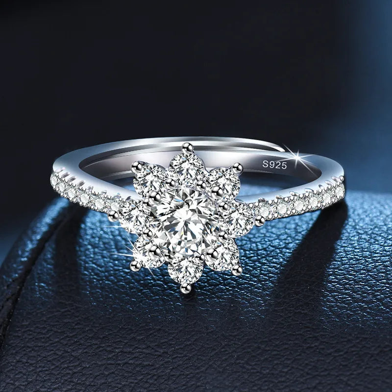 925 Sterling Sliver Rings Shining Classics Zircon for Women Wedding Engagement Jewelry Fashion Luxury Gift High Quality R36415