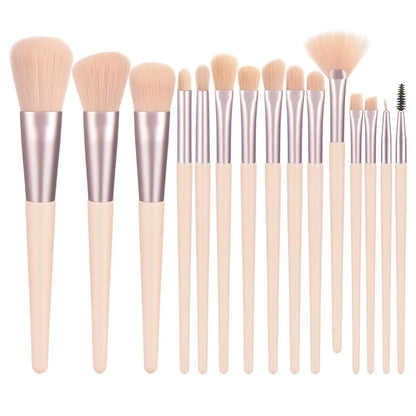 makeup brush set, including foundation, contouring, eyeshadow, eyeliner, eyebrow brush and other makeup tools