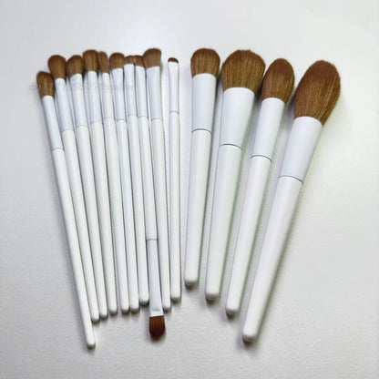 Makeup Brush Set - 14Pcs Synthetic Hair Foundation Eyeshadow Powder Contour Professional Beauty Tool