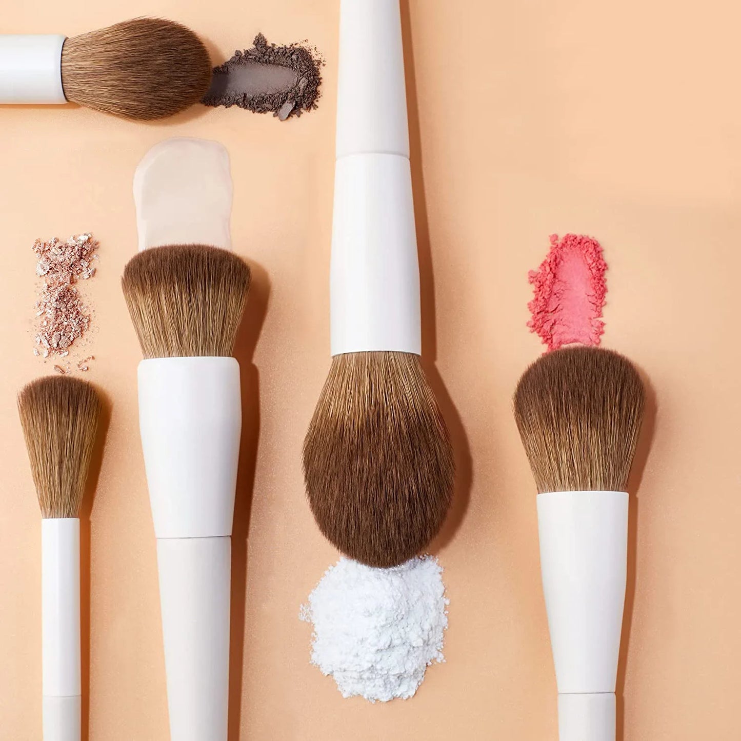 Makeup Brush Set - 14Pcs Synthetic Hair Foundation Eyeshadow Powder Contour Professional Beauty Tool