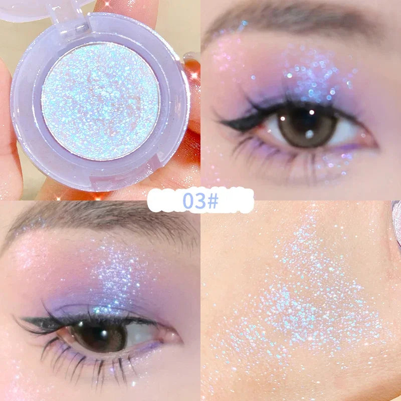 Peach Highlighter Eyeshadow Palette Diamond Glitter Mashed Potatoes Highlighter Gel Face Body Brighten Natural Contour Make up