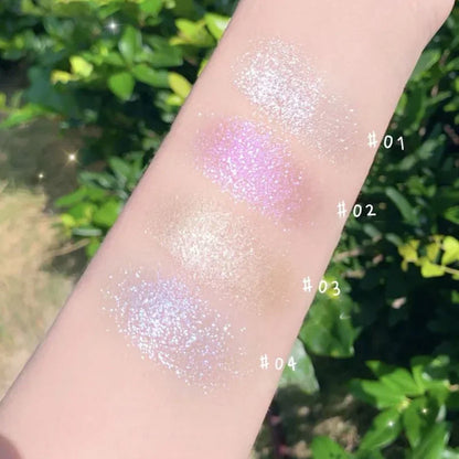 Diamond Glitter Mashed Potatoes Highlighter Diamond Highlighter Makeup Gel Face and Body Brighten Glitter Natural Contour Makeup