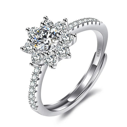 925 Sterling Sliver Rings Shining Classics Zircon for Women Wedding Engagement Jewelry Fashion Luxury Gift High Quality R36415