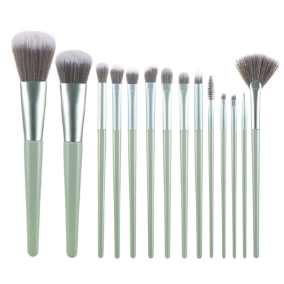 makeup brush set, including foundation, contouring, eyeshadow, eyeliner, eyebrow brush and other makeup tools